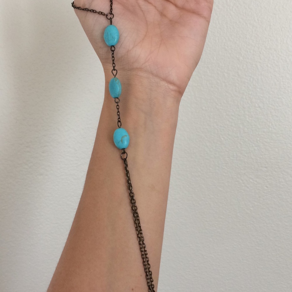 Vintage ankle bracelet that connects to toe!!